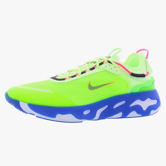 Nike React M 9.5/W11 new with original box. Never worn! Barely volt/hyper royal - Picture 4 of 6